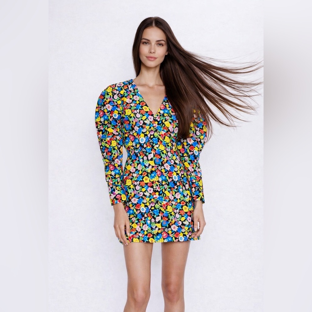Zara Multicolor Floral Dress